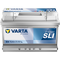 VARTA Dynamic SLI E9 Autobatterien 570144064K262, E9, 12 V, 70 Ah, 640 A