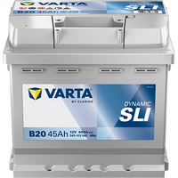 VARTA Dynamic SLI B20  Autobatterien 545413040K262, B20, 12 V, 45 Ah, 400 A