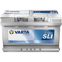 VARTA Dynamic SLI F16 Autobatterien 580400074K262, F16, 12 V, 80 Ah, 740 A