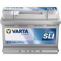 VARTA Dynamic SLI E12 Autobatterien 574013068K262, E12, 12 V, 74 Ah, 680 A
