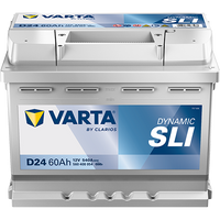 VARTA Dynamic SLI D24 Autobatterien 560408054K262, D24, 12 V, 60 Ah, 540 A