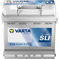 VARTA Dynamic SLI C22 Autobatterien 552400047K262, C22, 12 V, 52 Ah, 470 A