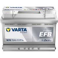 VARTA Dynamic EFB N70 Autobatterien 570500076K262, N70, 12 V, 70 Ah, 760 A