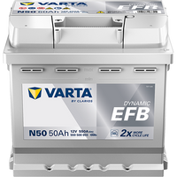 VARTA Dynamic EFB N50 Autobatterien 550500055K262, N50, 12 V, 50 Ah, 550 A