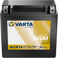 VARTA Dynamic  AUX14 Autobatterien 513106020K262, AUX14, 12 V, 13 Ah, 200 A