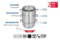 ELO Basic – Dampfentsafter 26cm / 13,3 L