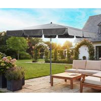 Rechteckschirm, ca. 140 x 180 cm - Anthrazit