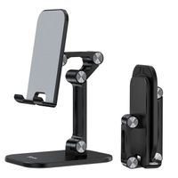 Hoco PH34 Schreibtischhalter – Für Smartphone und Tablet, Schwarz