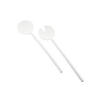 Cofi Salatbesteck 2-teilig – Löffel & Gabel, 29 cm, Weiß