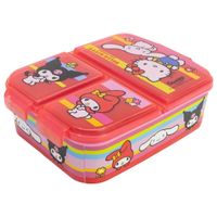 Hello Kitty Kinder Brotdose – Lunchbox mit 3 Fächern