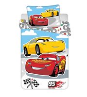 Disney Cars Kinderbettwäsche 135x100 & 40x60 cm Baumwolle
