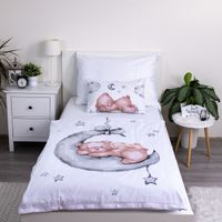 Teddy Bear Kinderbettwäsche-Set 100x135 & 40x60 cm