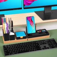 Holz Schreibtisch Organizer – magnetisch & flexibel mit 6 Fächern