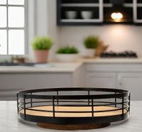 360° drehbarer Bambus-Organizer – Bad, Küche & Vorrat