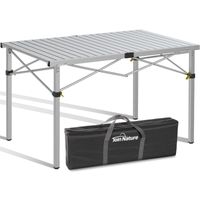 HOMECALL Klapptisch Campingtisch, Aluminum Gartentisch, bis 100kg, für 4-6 Personen