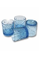 Pasabahce Timeless Gläser – 4er Set Whisky & Longdrink blau