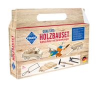 Pebaro Holzbauset im praktischen Tragegriff-Karton