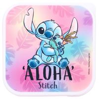 Disney Stitch Brotdose – 3-in-1 Snackbox mit stapelbaren Behältern