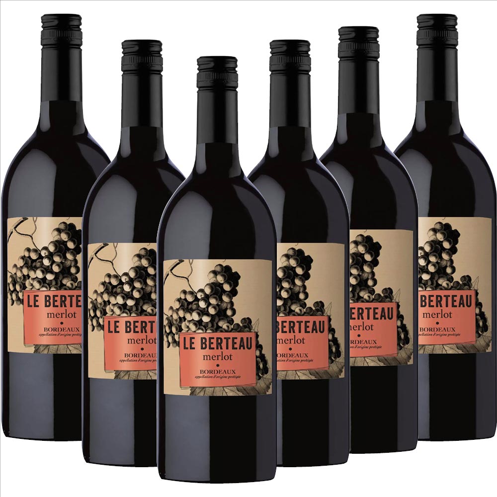 Château Mont Saint Pey  Le Berteau Merlot - 6er Karton