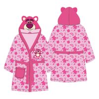 Toy Story Kinder Bademantel Rosa 122/128 mit Kapuze & Gürtel