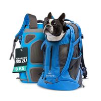Petmont Hunderucksack Blau – bis 8 kg Tragekraft, ideal für Reisen