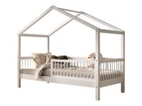 VIPACK - FAGUS weiß Hausbett 90x200cm, inkl. Lattenrost, inkl. Rausfallschutz, Buche massiv