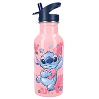 Lilo & Stitch Edelstahl Trinkflasche 500 ml - Rosa