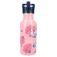 Lilo & Stitch Edelstahl Trinkflasche 500 ml - Rosa