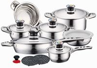 Cheffinger Kochtopf-Set 16-teilig – Edelstahl Induktion
