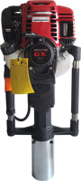 Berger & Schröter | Motor-Pfahlramme mit Honda Motor GX 35 bis 80mm