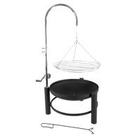 Schwenkgrill mit höhenverstellbarem Grillrost
