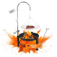Schwenkgrill mit höhenverstellbarem Grillrost