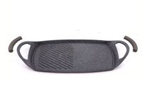 Cheffinger Grill- & Bratplatte 47 cm für alle Herdarten