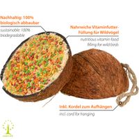 dobar gefüllte Vitamin-Kokosnusshälften