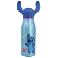 Lilo & Stitch 3D Figur Trinkflasche 690 ml mit Strohhalm