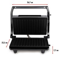 Alpina Kontaktgrill, 700 Watt, Edelstahl