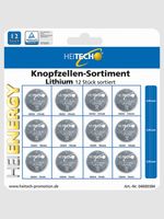 Knopfzellen-Sortiment Lithium – 12 Stück gemischt