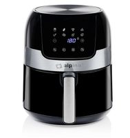 Alpina Heißluftfritteuse, 1400 Watt, 3,5 Liter, Scharz-Silber