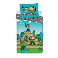 Minecraft Bettwäsche-Set „We got this“ – aus Baumwolle 140x200 + 70x90 cm