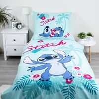 Disney Lilo & Stitch Bettwäsche Set 140x200 + 70x90 cm aus Baumwolle