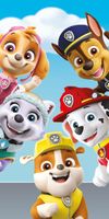 Paw Patrol Strandtuch 70x140 cm - Frottee Badetuch Baumwolle