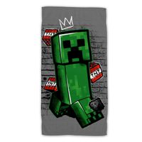 Minecraft Strandtuch 70x140 cm – Frottee-Badetuch Baumwolle