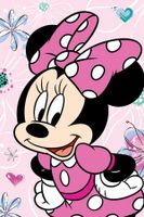 Disney Minnie Mouse Mikroflanelldecke – 100x150 cm, weich & warm