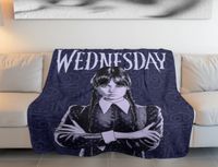 Wednesday Kuscheldecke – Fleece 100x150 cm, weich & warm