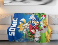 Sonic Kuscheldecke – Fleece 100x150 cm, weich & warm