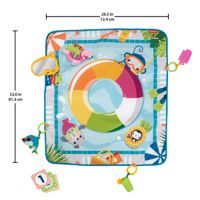 Baby Spieldecke Plitsch-Platsch – Mit Spielzeug für Neugeborene
