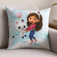 Gabby’s Dollhouse Kopfkissen – Premium Dekokissen mit Digitaldruck
