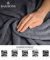 Kuscheldecke 130×150 cm – Weiche Fleecedecke Grau
