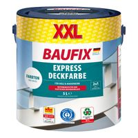 XXL Express Deckfarbe, ca. 5 Liter, hellgrau - 2er Set