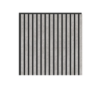 DECOHAUS – Akustikpaneel Matt Hell-Silber, 3-seitig, 4 Stk à 600×600×21,5 mm – Wolkenoptik